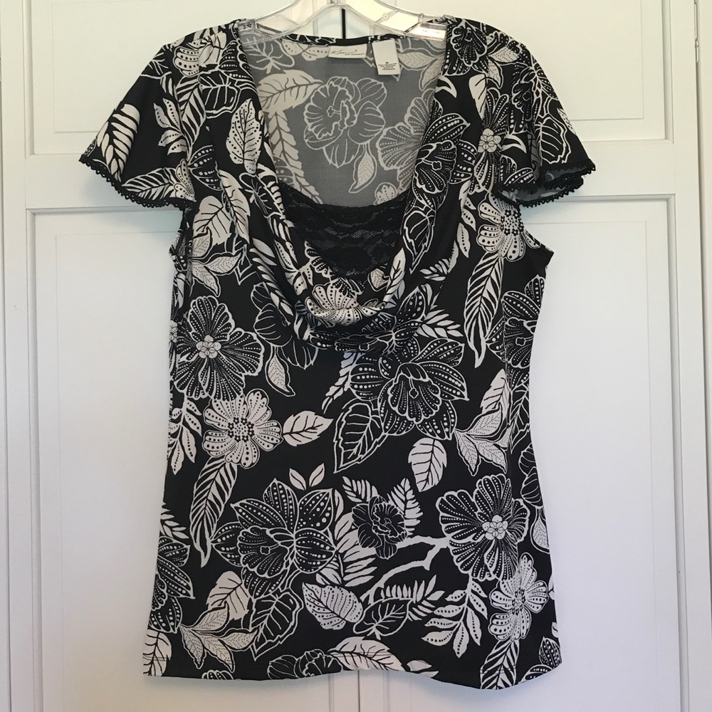 Kim Rogers polyester & spandex top